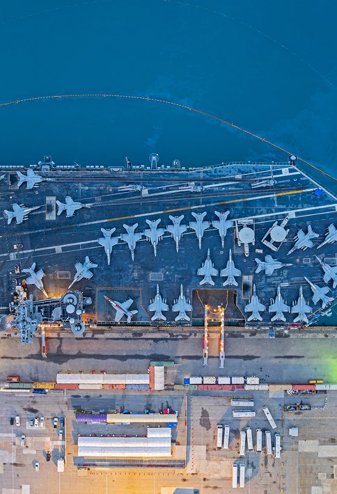Aerial view of an airport